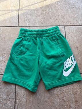 Nike Green Fleece Kids Shorts